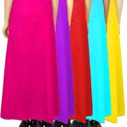 ANANT CREATION 100% COTTON WOMENS INSKIRT Cotton Blend Petticoat-image-23