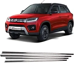 Window Garnish FOR BREZZA 2016-2021 Chrome Maruti NA Side Garnish-image-96