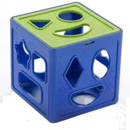 toy heaven Shape Sorter Cube Jr Sorting with Different and Color - Kids Activity Toys image 3