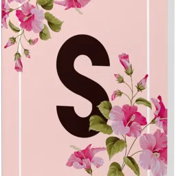 Initial S Premium Soft Bound Notebook A5 Diary Ruled 200 Pages-18