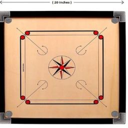 Glossy 1.5 cm Carrom Board-image-28