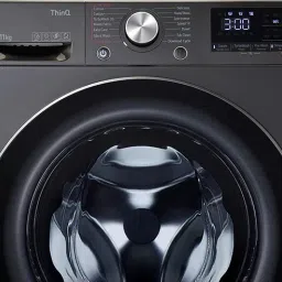 lg 11 kg withWi-Fi Enabled Fully Automatic Front Load with In-built Heater Black image 2