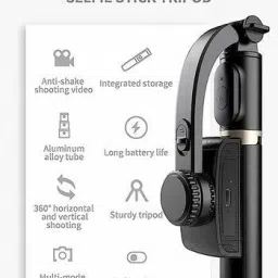 Jaggo Lal 360 degree smooth rotation Q08 gimbal 3 Axis Gimbal for Mobile, Camera image 2