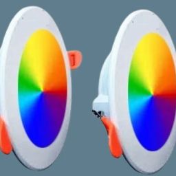 Maxa 10-Watts 7-in-1 Multicolour Round Led Conceal Down Light Pack of 2 Ceiling Light Ceiling Lamp-image-65
