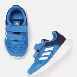 ADIDASKids Blue Solid Woven Design Tensaur Run 2.0 CF Running Shoes-17