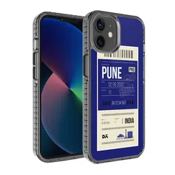 DailyObjects Blue Printed Pune City Tag Stride 2.0 iPhone 2 Mini Phone Case-21