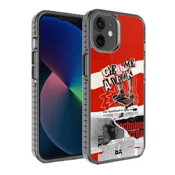 DailyObjects Red & White Printed iPhone 12 Mini Phone Case-8