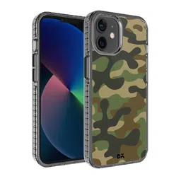 DailyObjects Green & Beige Printed iPhone 12 Mini Phone Case-70