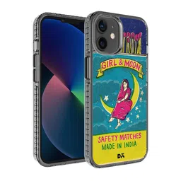 DailyObjects Green & Yellow Printed iPhone 12 Mini Back Case image 1