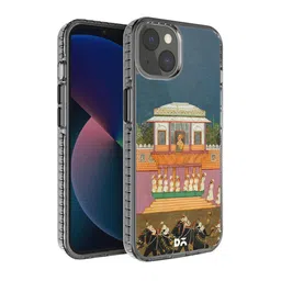 DailyObjects Blue & Orange Stride Printed iPhone 13 Mini Phone Case-18