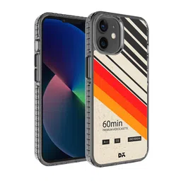 DailyObjects White & Orange Mini Camcorder Printed iPhone 12 Mini Back Case-12