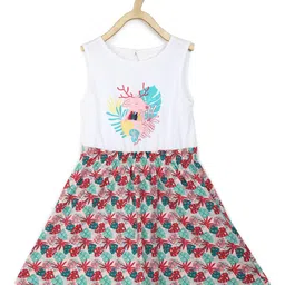 Allen Solly Junior Multicoloured Floral Mini Dress-image-24