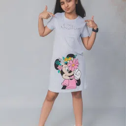 Nap Chief Blue T-shirt Disney Minnie Mouse Mini Dress-image-39