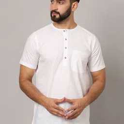 Latest Chikan Garments Henley Neck Straight Kurta-image-56