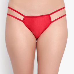 Bruchi CLUB Women Red Solid Side String Bikini Briefs-picture-31