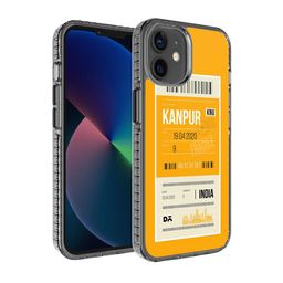 DailyObjects Yellow & White Kanpur City Tag Printed iPhone 12 Mini Phone Case-28