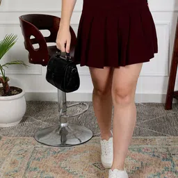 NEUDIS Women Pleated Flared Mini Skirt-picture-37
