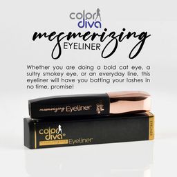 Adbeni Color Diva Mesmerizing Liquid Eyeliner 7ml - Black image 3