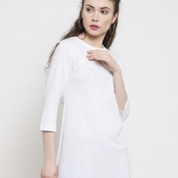 Kalt Women White T-shirt-image-86