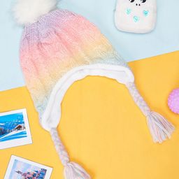 Pantaloons Junior Girls Cable Knit Beanie-picture-2