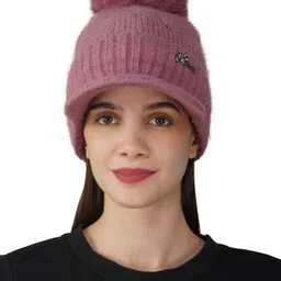 iSWEVEN Ribbed Woolen Beanie Cap-15
