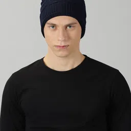Rodzen Men Colourblocked Woollen Beanie-33