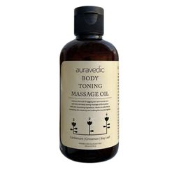 Auravedic Paraben Fee Body Toning Massage Oil with Cardamom & Cinnamon - 200 ml-56
