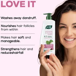 JOY Anti Hairfall & Damage Control 4- In-1 Multi Action Conditioning Shampoo - 1 L image 3