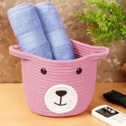 FABINALIV Pink Cartoon Design Multipurpose Foldable Organiser-28