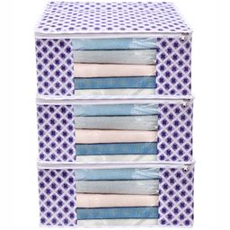 ANKIT INTERNATIONAL Blue Set of 6 Super Strong Multi-Utility Organisers-34