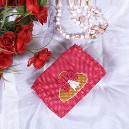 Kuber Industries Pink & White 2 Pieces Printed Jewellery Organisers-57