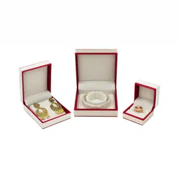 atorakushon Maroon 3 Pieces Jewellery Organiser-18