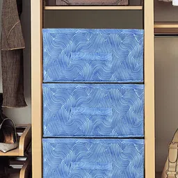 Kuber Industries Blue 3 Pieces Printed Multi-Utility Storage Box-image-19