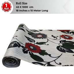 LooMantha Grey Set of 1 Water Resistant Shelf Liner Organisers-14