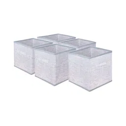 Kuber Industries Grey 5 Pieces Multi-Utility Organisers-55