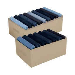 Kuber Industries Brown 2 Pieces Reusable Multi-Utility Organisers-28