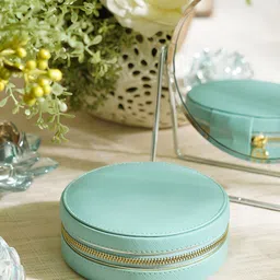 Pure Home and Living Blue Round Shaped Jewellery Organiser-29