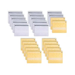 Kuber Industries Grey 24 Pieces Reusable Drawer Organisers-61