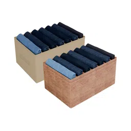 Kuber Industries Brown and Beige 2 Pieces Reusable Multi-Utility Organisers-17