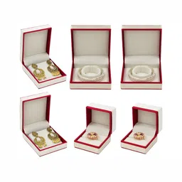 atorakushon Maroon 6 Pieces Jewellery Organiser-47