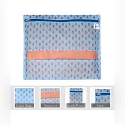 Kuber Industries Blue 12 Pieces Reusable Drawer Organisers-6