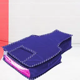 atorakushon 2 Pcs Blue Self-Design Blouse Wardrobe Organisers-image-36