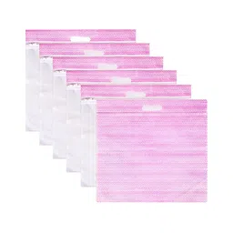 Kuber Industries Pink & White 6 Pcs Drawer Organisers-33