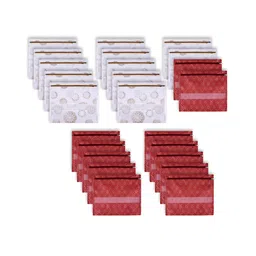 Kuber Industries White 24 Pieces Reusable Drawer Organisers-image-65