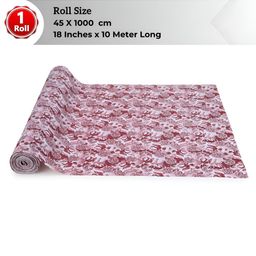 LooMantha Pink & White Floral Printed Water Resistant Shelf Liner Organisers-image-69