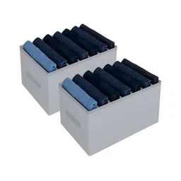 Kuber Industries Grey 2 Pieces Reusable Multi Utility Organisers-6