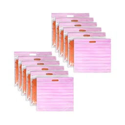 Kuber Industries Pink 12 Pieces Regular Drawer Organisers-20
