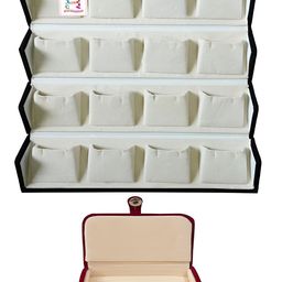 atorakushon Maroon Set of 2 Reusable Jewellery Organiser Organisers-84