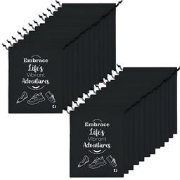 Kuber Industries Black 24 Pieces Regular Multi-Utility Organisers-17