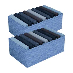 Kuber Industries Blue 2 Pieces Reusable Multi-Utility Organisers-19